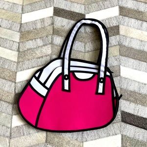 2D cartoon drawing flat bag